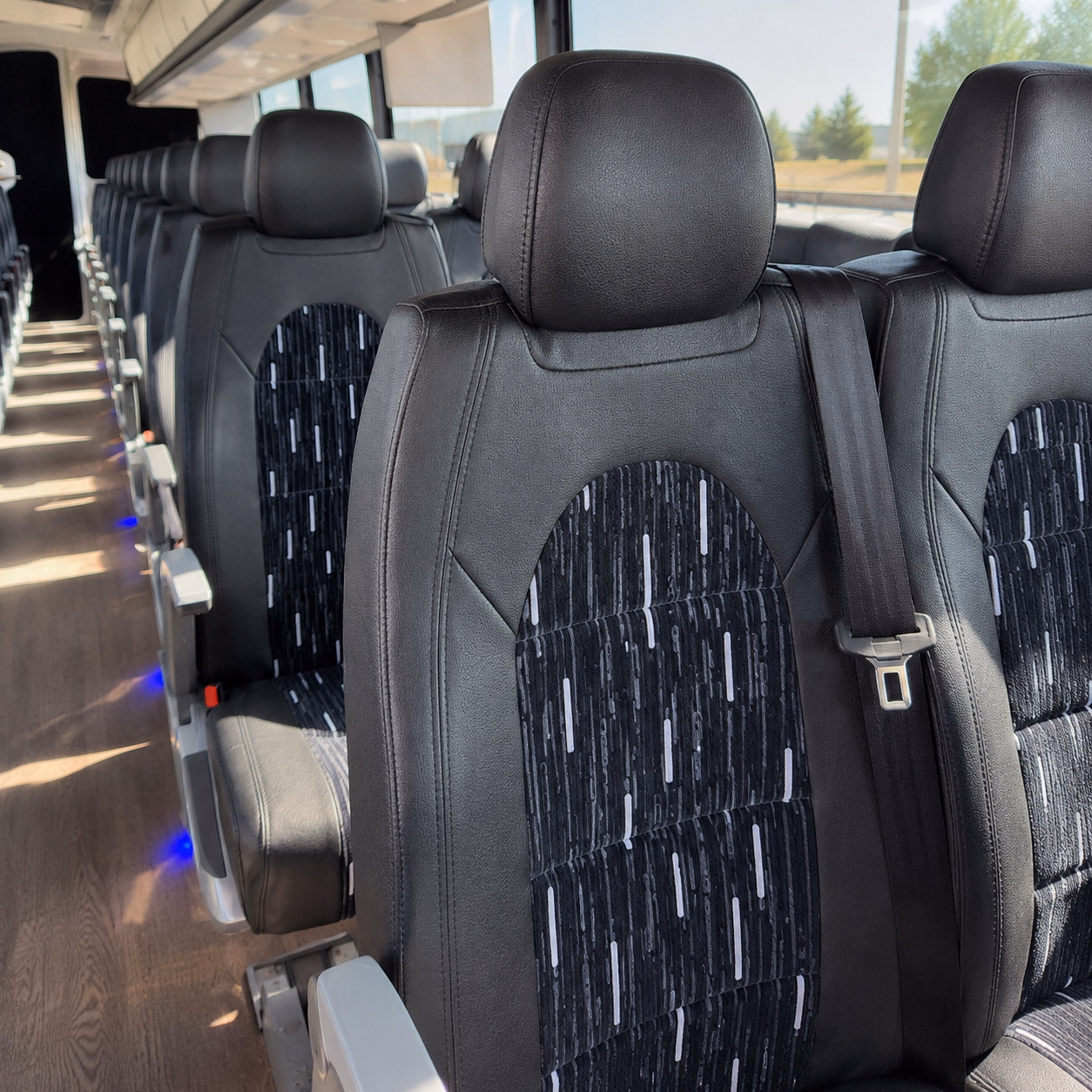 conroe bus rental service area